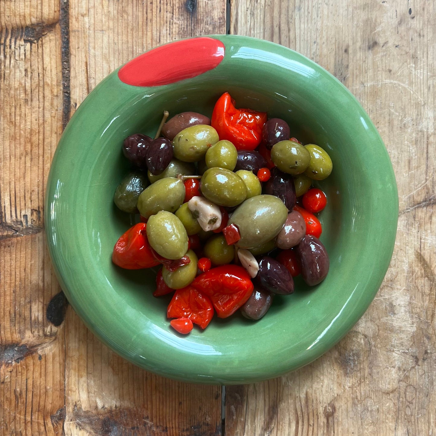 olive bubble bowl