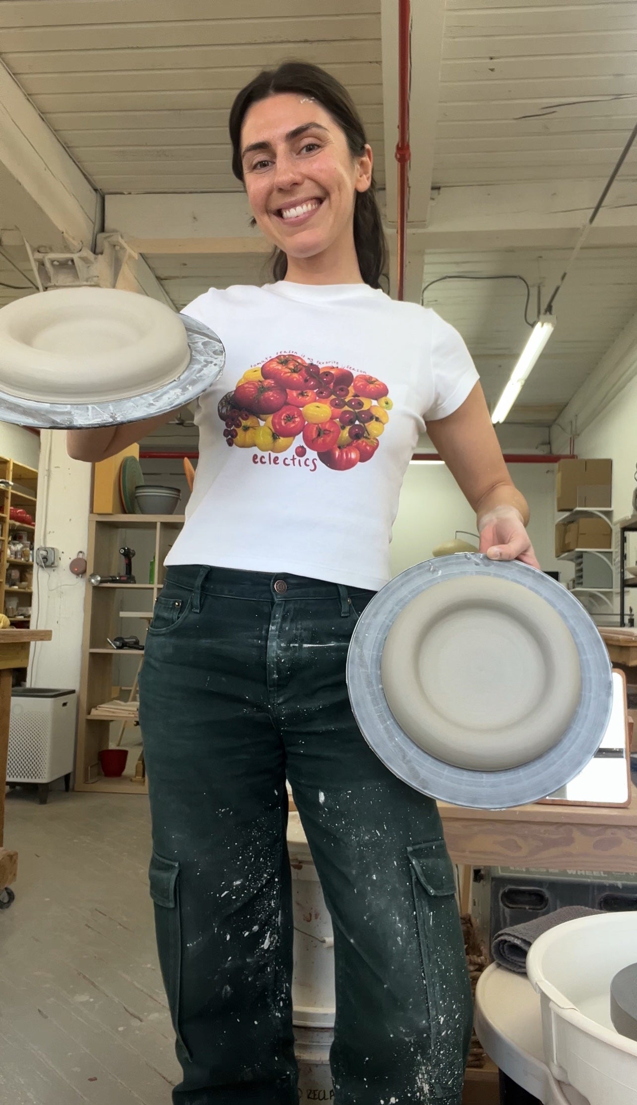 tomato baby tee image 1