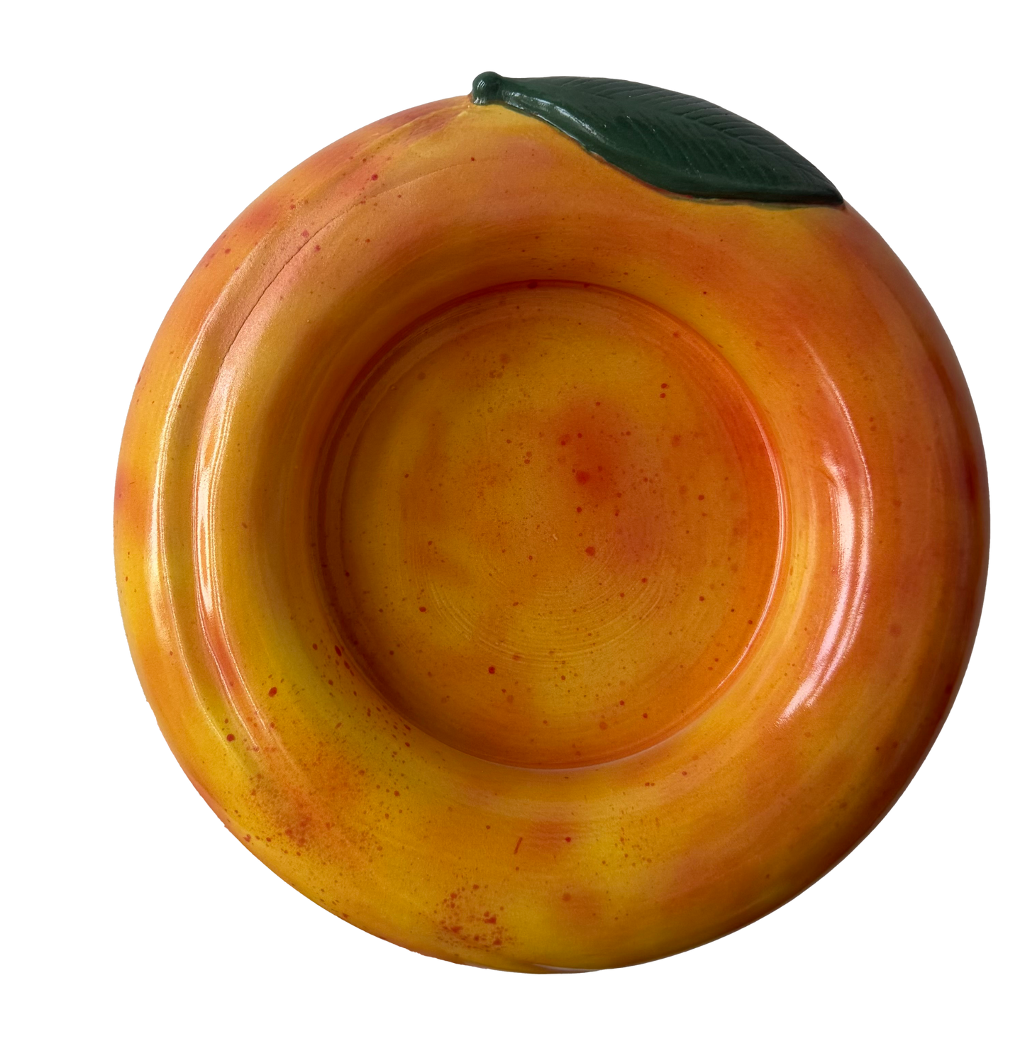 peach bubble bowl - seconds