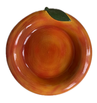 peach bubble bowl - seconds
