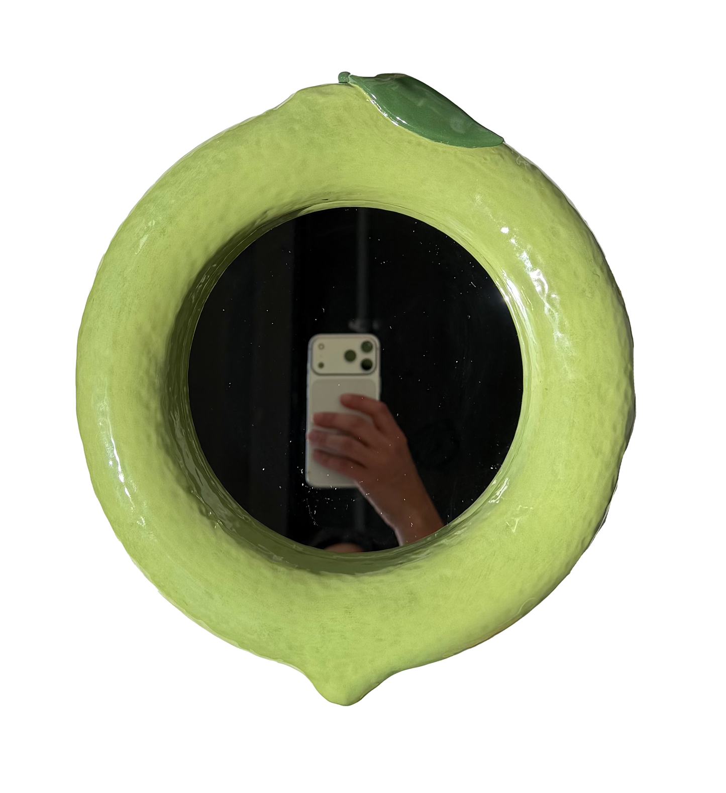 lime bubble mirror