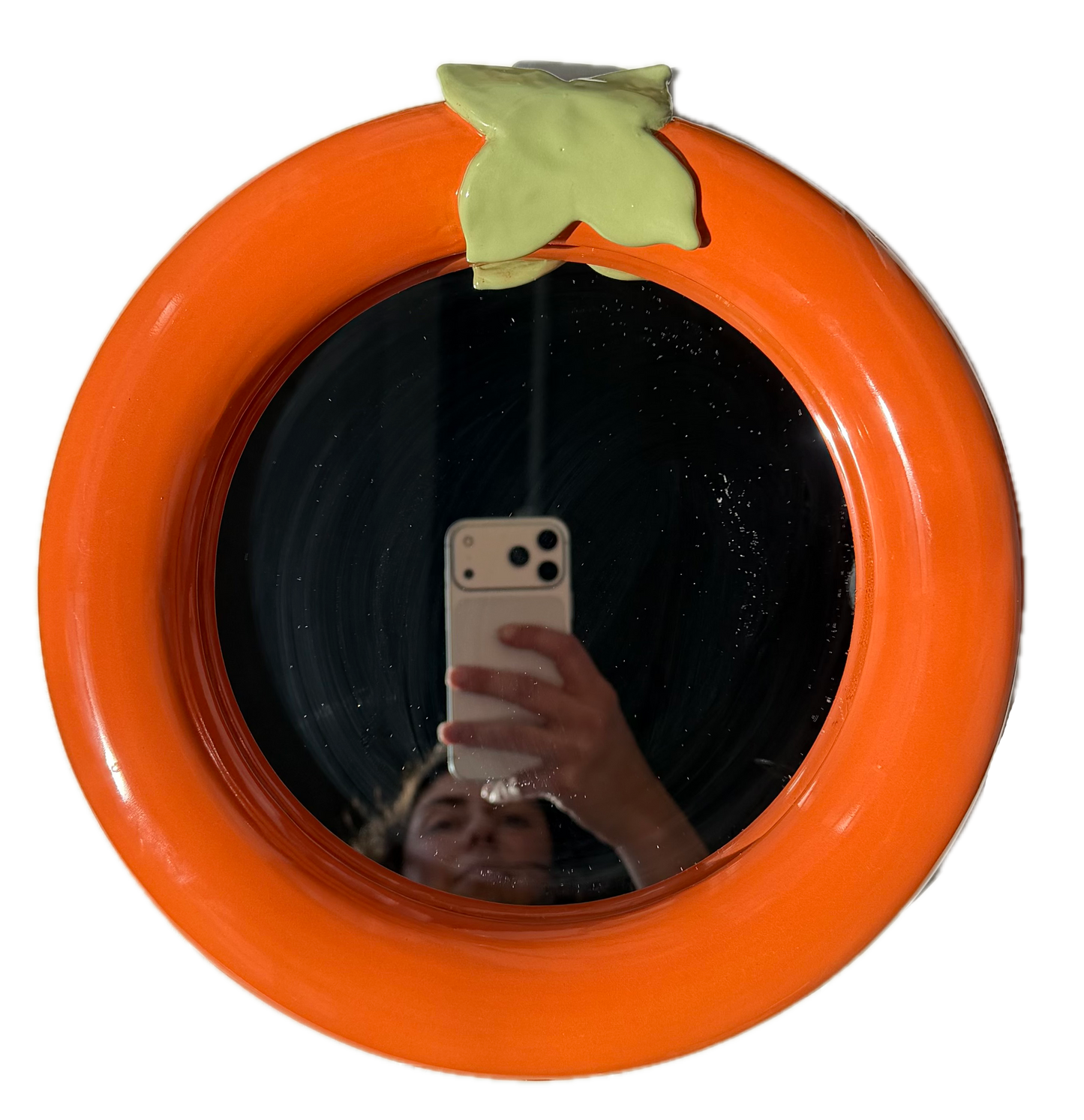 persimmon bubble mirror