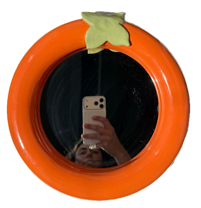 persimmon bubble mirror