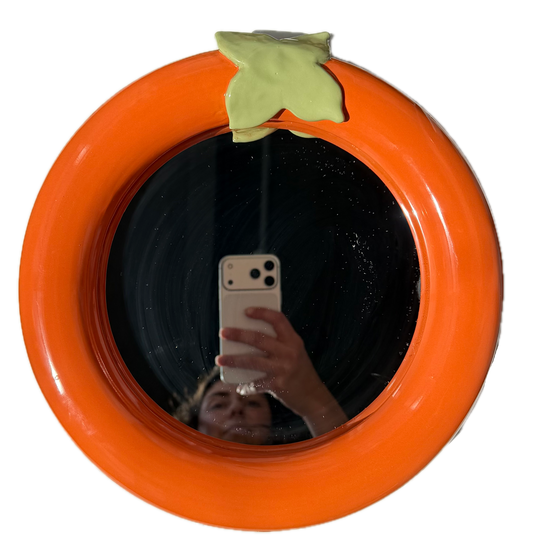 persimmon bubble mirror