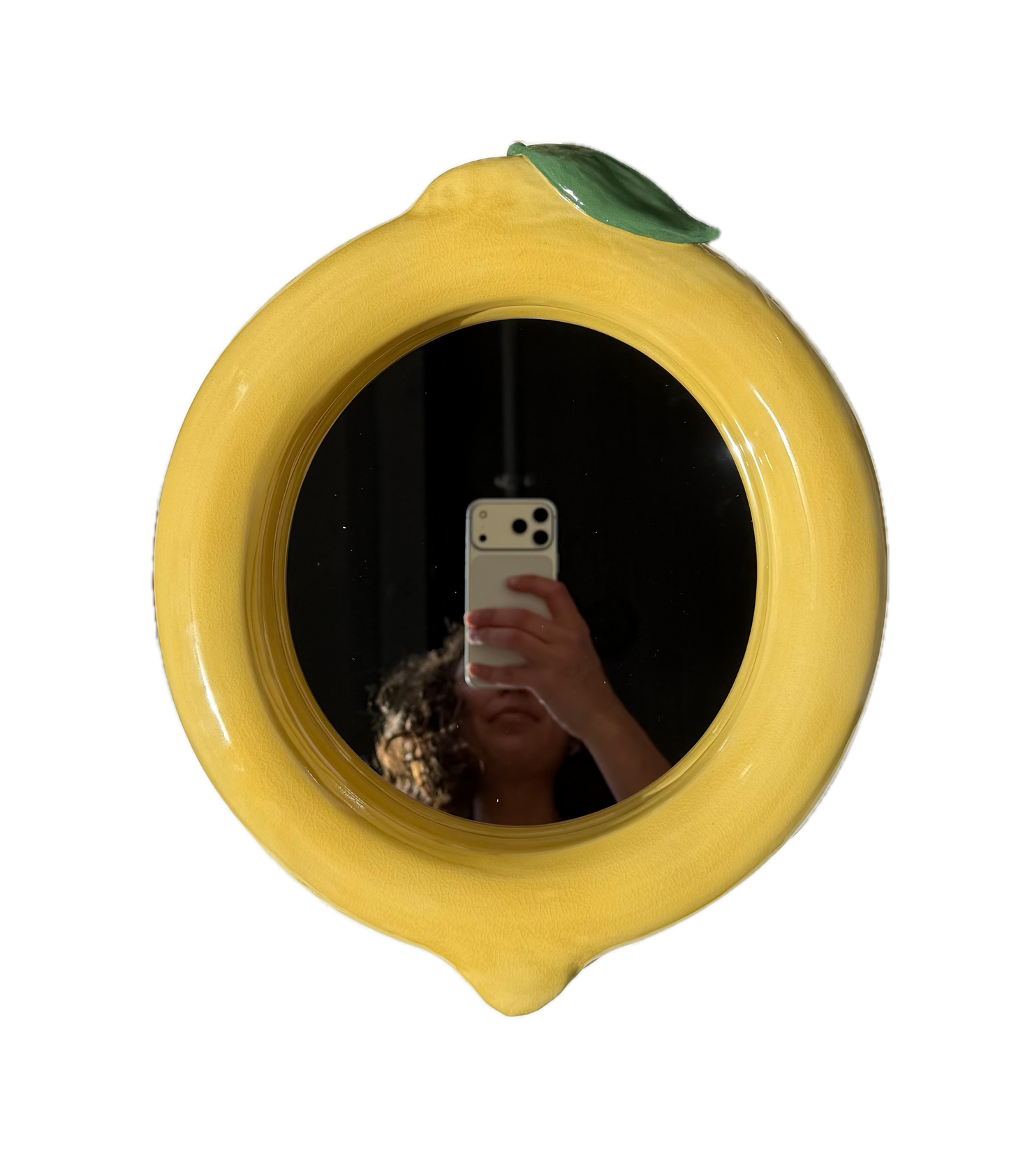 lemon bubble mirror
