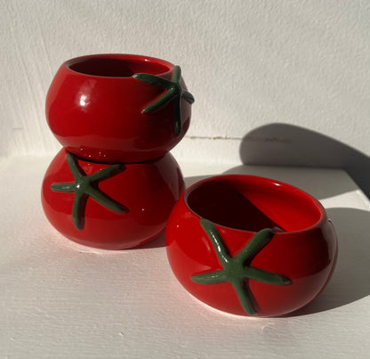 tomato cappuccino cup