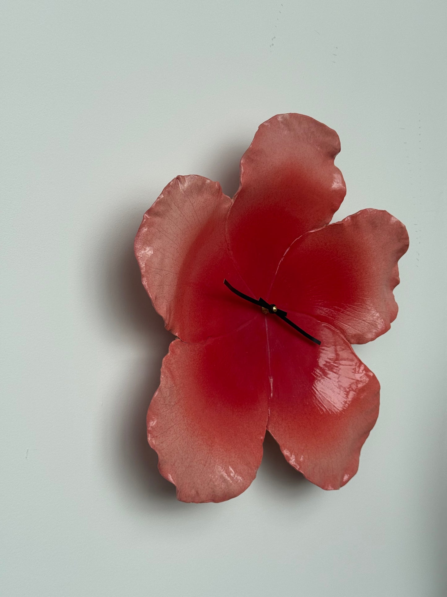 hibiscus clock in flamingo