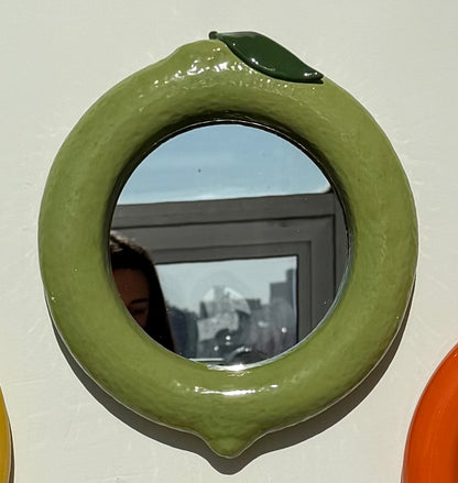 lime bubble mirror
