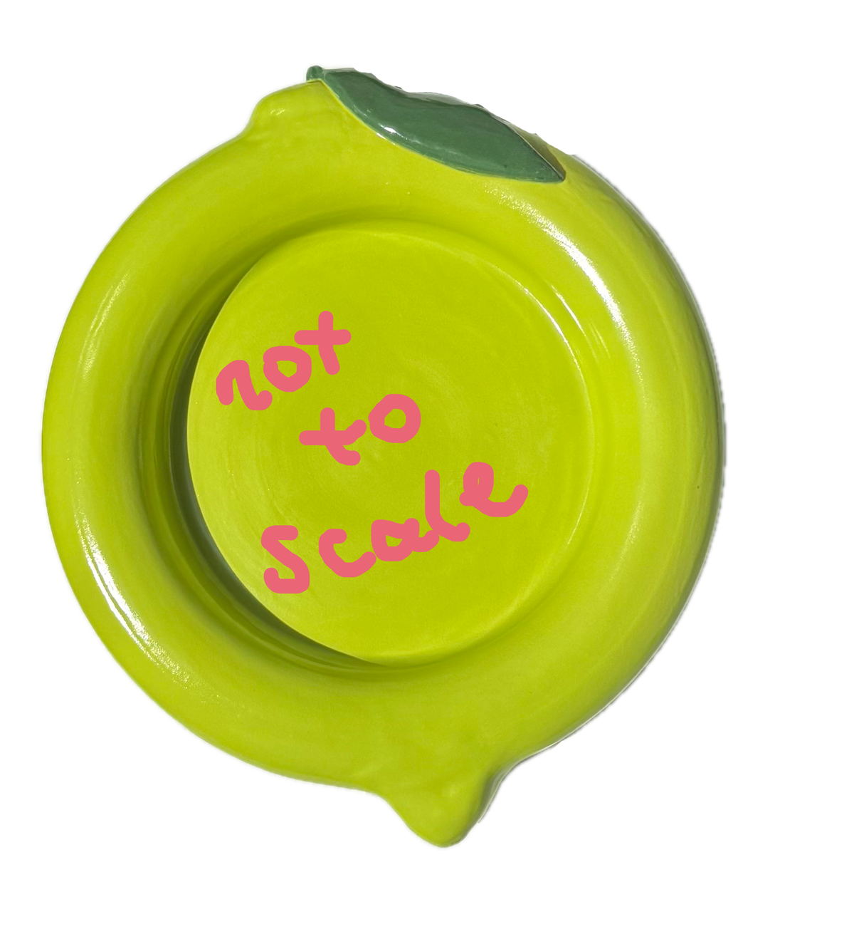 lime bubble platter