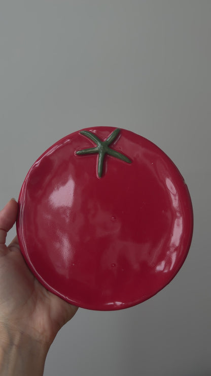 tomato side plate seconds