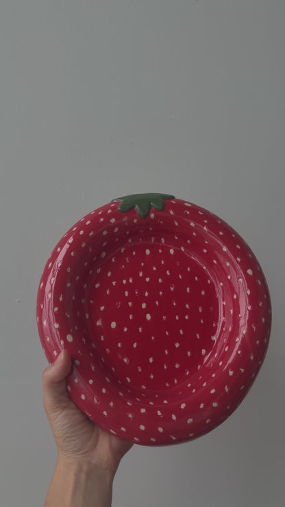 strawberry bubble bowl