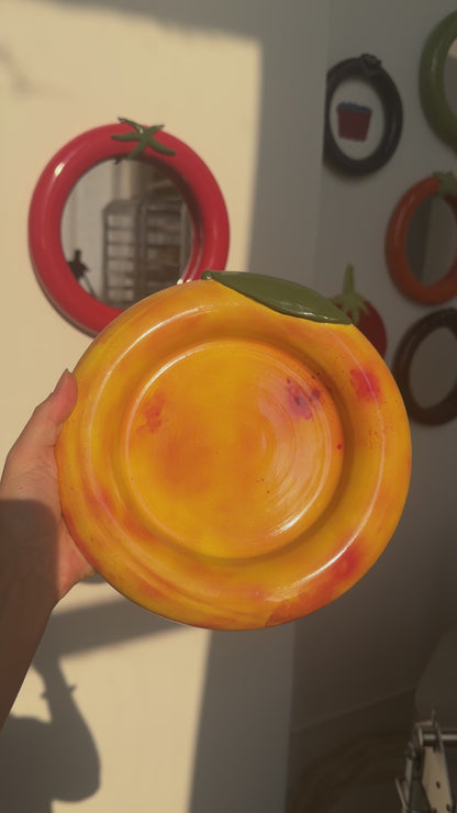 peach bubble bowl