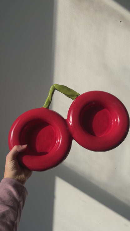 cherries double bubble bowl