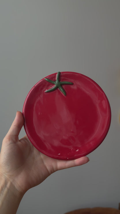 tomato side plate seconds