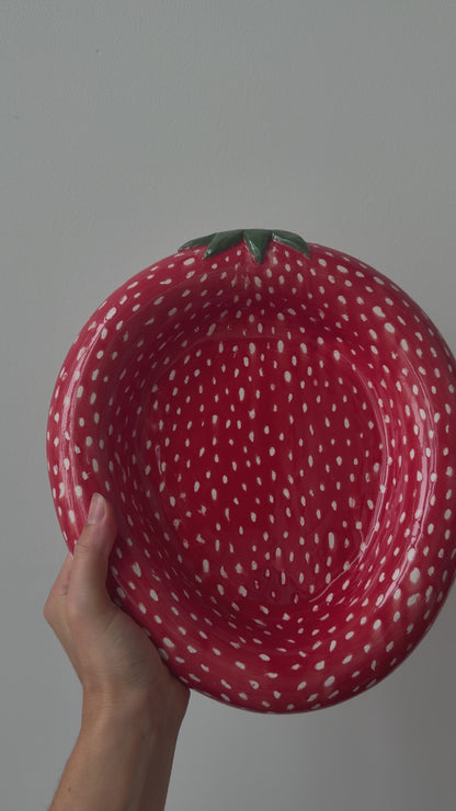 strawberry bubble bowl - seconds